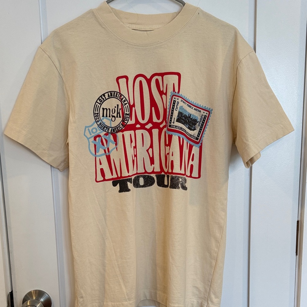 MGK Lost Americana Tour T-Shirt - Beige